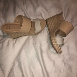 Neutral wedges. Great for spring and summer.